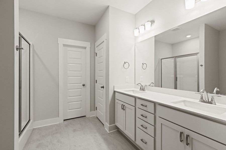 Furnished interior view inside a new home in Westfield Carriage Homes, Gallatin (Image 3).