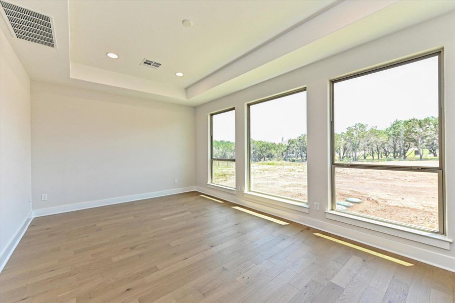 Spacious, unfurnished interior of a new home in ClearWater Ranch, Liberty Hill (Image 19). Spacious, unfurnished interior of a new home in ClearWater Ranch, Liberty Hill (Image 19).
