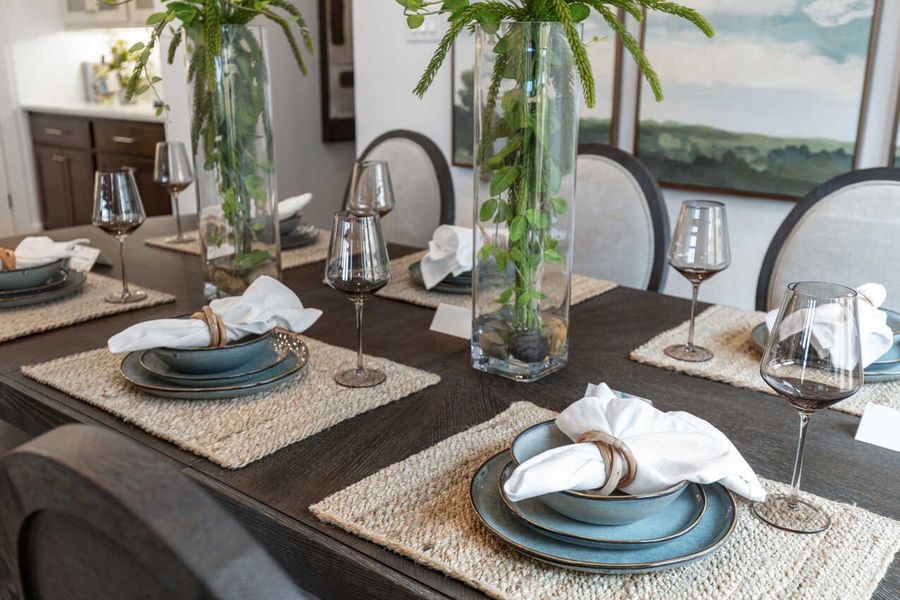 Representative Dining Room - some options shown