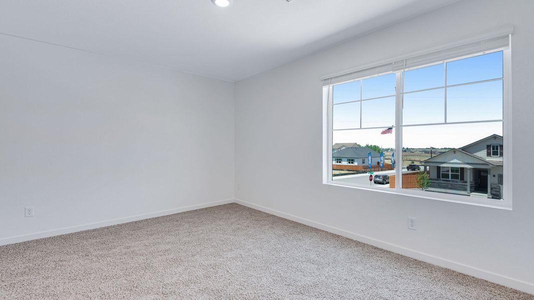 Spacious, unfurnished interior of a new home in Silver Peaks, Lochbuie (Image 32). Spacious, unfurnished interior of a new home in Silver Peaks, Lochbuie (Image 32).