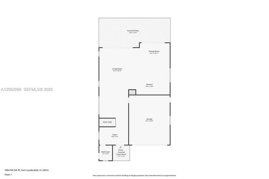 2D floor plan layout of this home in , Fort Lauderdale, FL (Image 5).
