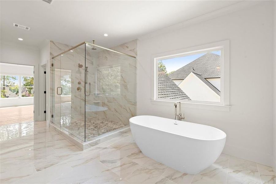 Furnished interior view inside a new home in , Marietta (Image 9).