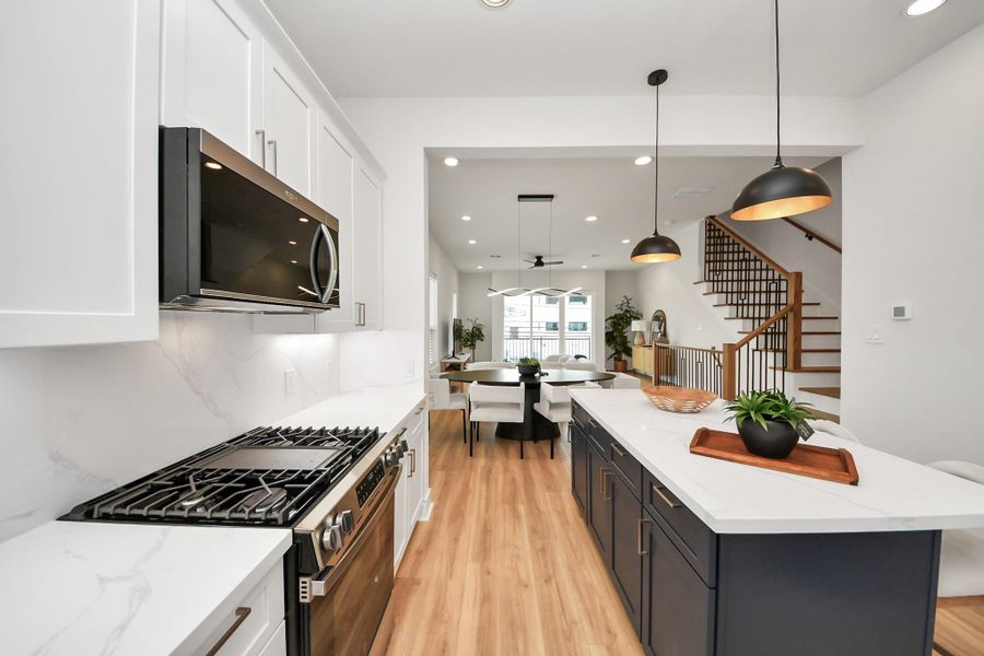Furnished interior view inside a new home in , Houston (Image 37).