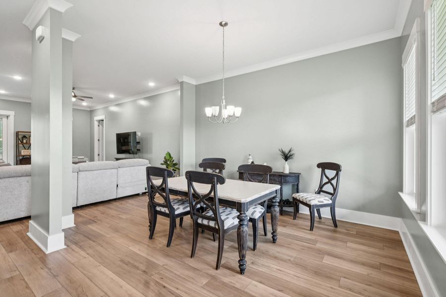 Furnished interior view inside a new home in , Huger (Image 9).