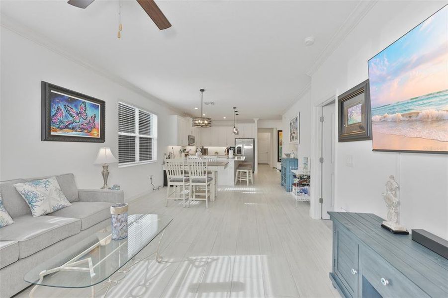 Furnished interior view inside a new home in Prosperity Lakes Active Adult, Parrish (Image 34).