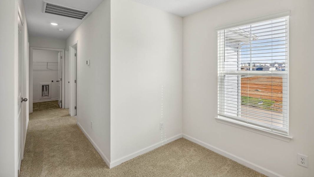 Representative unfurnished interior of a home built from the Bennet by D.R. Horton in Mary's Pointe, Clinton (Image 15). Representative unfurnished interior of a home built from the Bennet by D.R. Horton in Mary's Pointe, Clinton (Image 15).