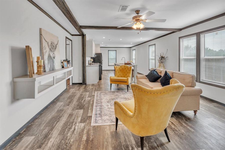 Furnished interior view inside a new home in , Granbury (Image 5).
