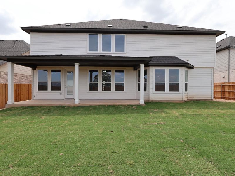 Exterior details and patio area of a home in Edgewood, Leander (Image 18). Exterior details and patio area of a home in Edgewood, Leander (Image 18).