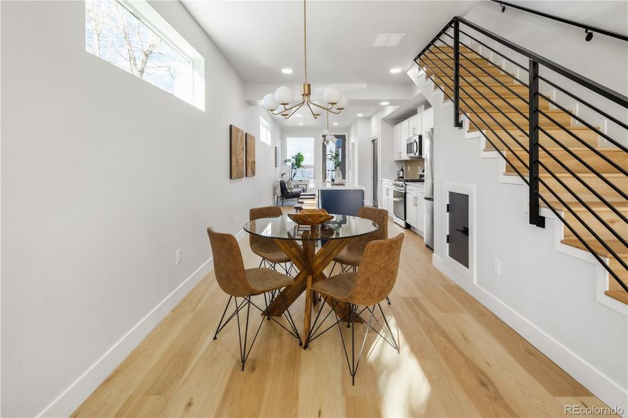 Furnished interior view inside a new home in , Denver (Image 18).