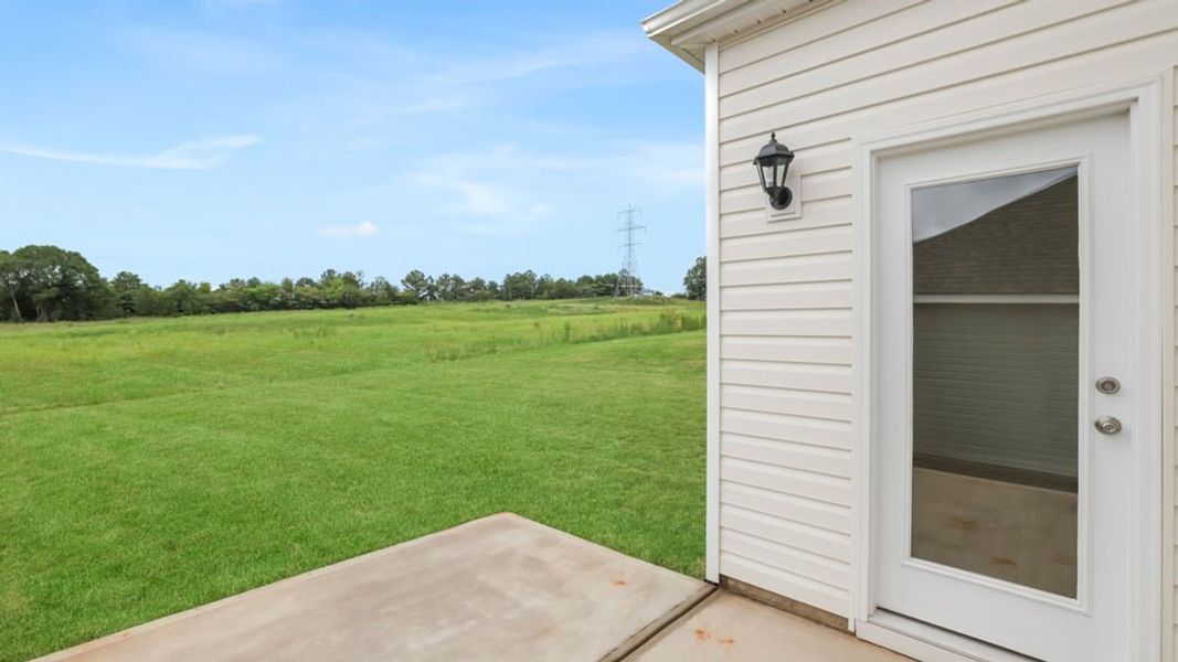 Exterior details and patio area of a home in Baxter Village, Boiling Springs (Image 22). Exterior details and patio area of a home in Baxter Village, Boiling Springs (Image 22).