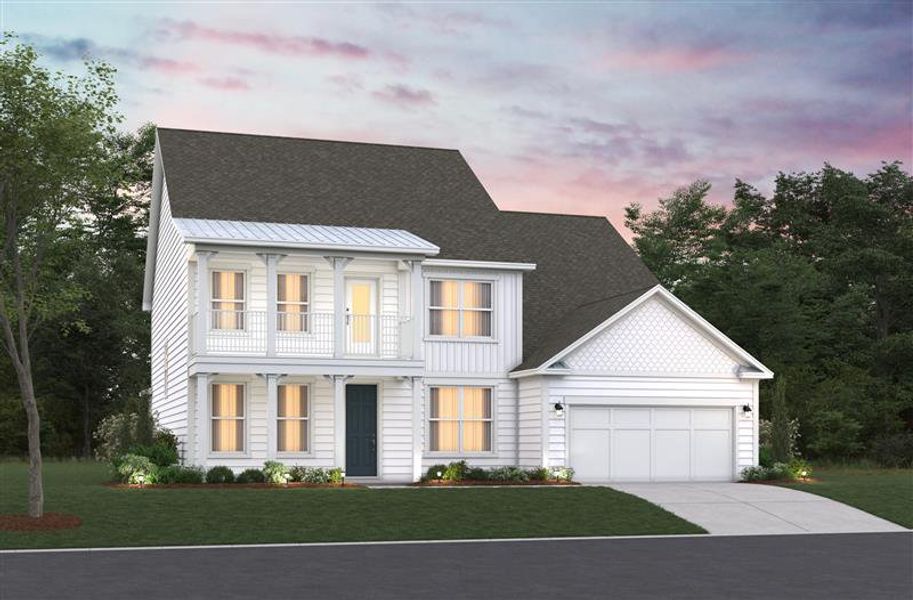 Representative exterior photo of a completed home built from the Ivey by Beazer Homes in Northbrook, Murrells Inlet, SC (Image 21). Representative exterior photo of a completed home built from the Ivey by Beazer Homes in Northbrook, Murrells Inlet, SC (Image 21).