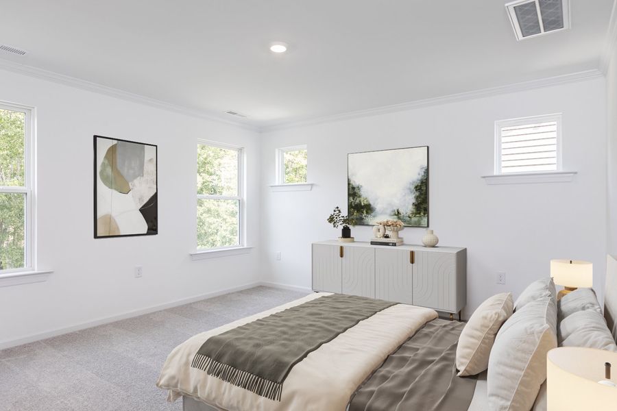 Representative furnished interior of a home built from the Harper by Taylor Morrison in Camden Place, Angier (Image 7).