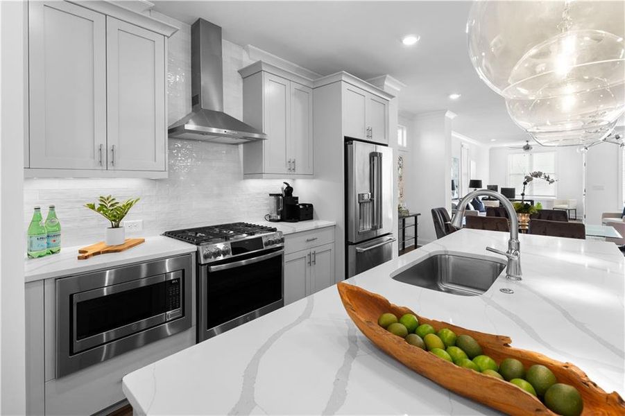 Furnished interior view inside a new home in Brackley Townhomes, Cumming (Image 52). Furnished interior view inside a new home in Brackley Townhomes, Cumming (Image 52).