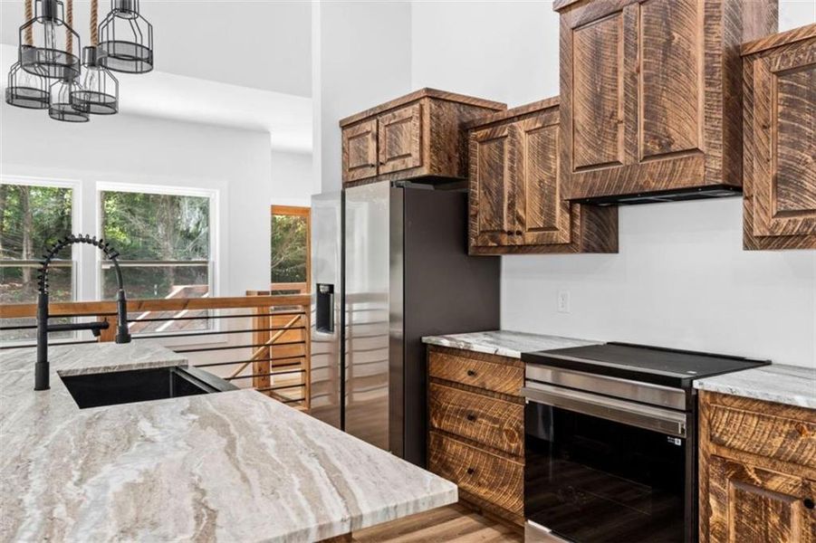 Furnished interior view inside a new home in , Ellijay (Image 5).