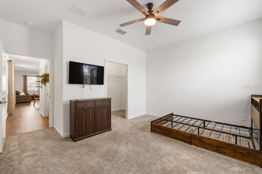 Furnished interior view inside a new home in Wellness Ridge, Clermont (Image 32). Furnished interior view inside a new home in Wellness Ridge, Clermont (Image 32).