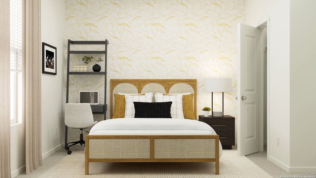 Furnished interior view inside a new home in Morgan Meadows, San Antonio (Image 10).