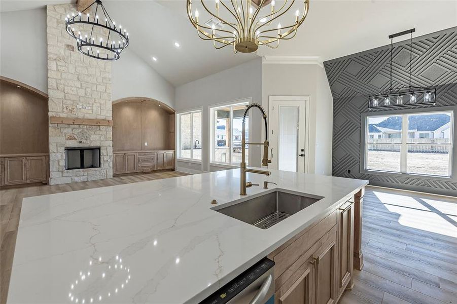 Furnished interior view inside a new home in , Bullard (Image 8).
