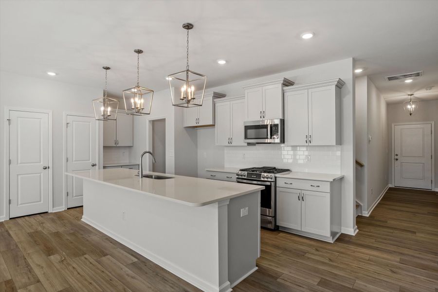 Furnished interior view inside a new home in Sweetbrier, Durham (Image 7).