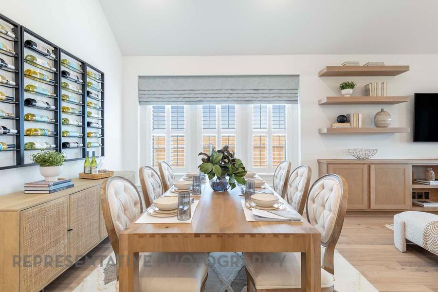 Furnished interior view inside a new home in Wolf Ranch: 46ft. lots, Georgetown (Image 26).