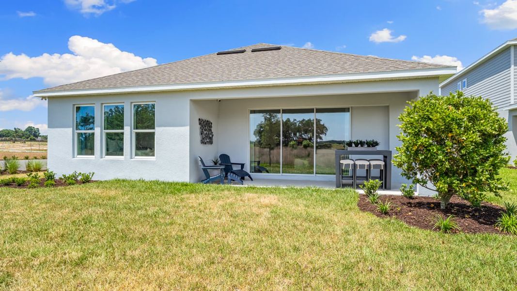 Representative exterior photo of a completed home built from the Grenada by Taylor Morrison in Timber Ridge, Plant City, FL (Image 19). Representative exterior photo of a completed home built from the Grenada by Taylor Morrison in Timber Ridge, Plant City, FL (Image 19).