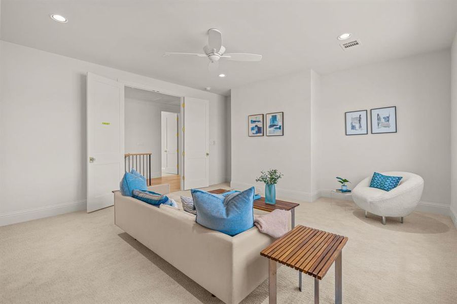 Furnished interior view inside a new home in , Fort Worth (Image 9).