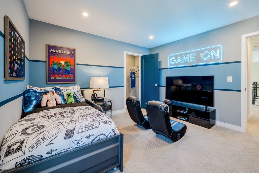 Representative furnished interior of a home built from the Leland by Fischer Homes in Hidden Fields, Hoschton (Image 30).