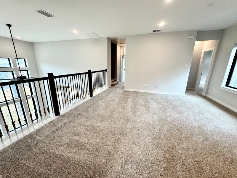 Upstairs loft area Upstairs loft area