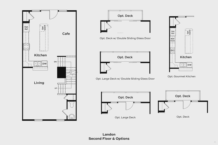 2D floor plan layout of this home in The River District Townhomes, Charlotte, NC (Image 23).