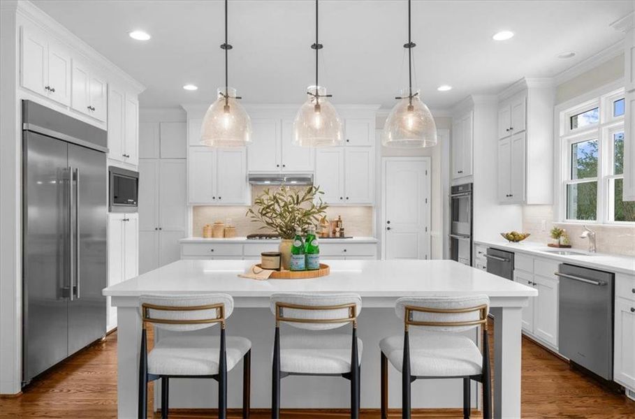 Furnished interior view inside a new home in , Canton (Image 13).