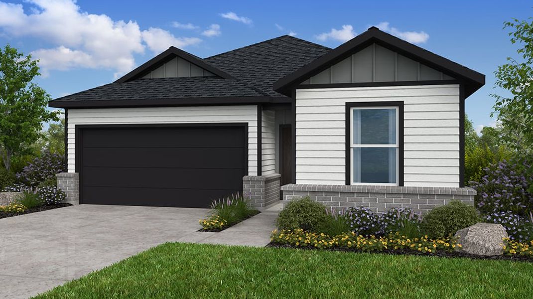 Front exterior of a home in the Newport Grove 50s community, located in Crosby, TX (Image 11).