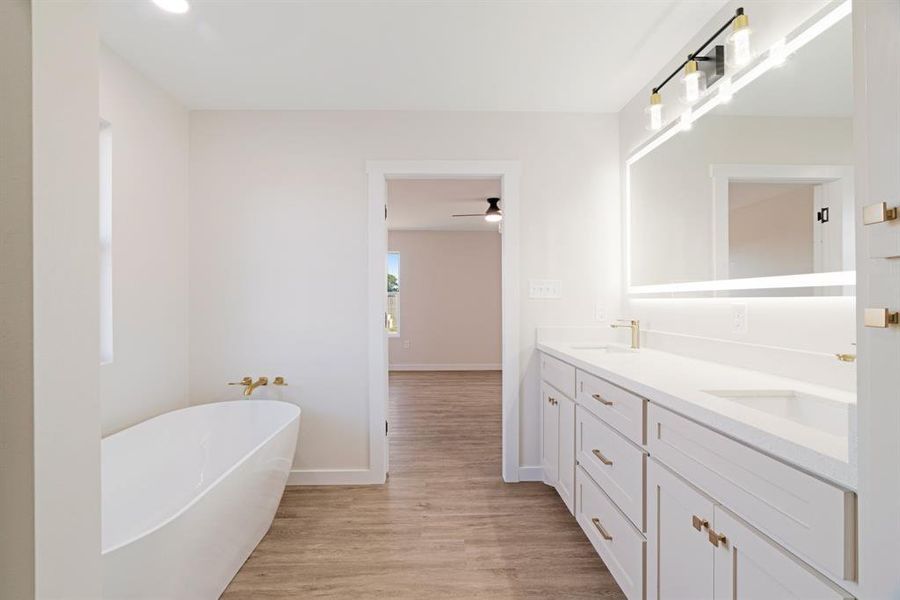 Furnished interior view inside a new home in , Brookston (Image 8).