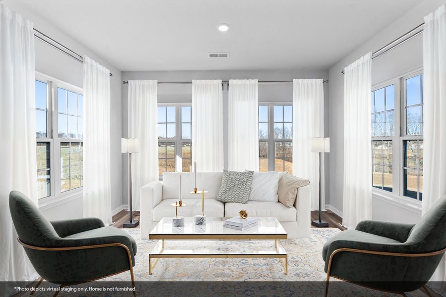 Furnished interior view inside a new home in Fieldstone, Lexington (Image 10).