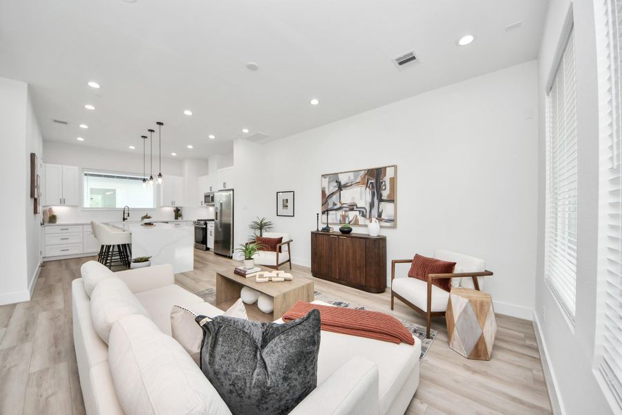 Furnished interior view inside a new home in Hammerly Blvd, Houston (Image 20).