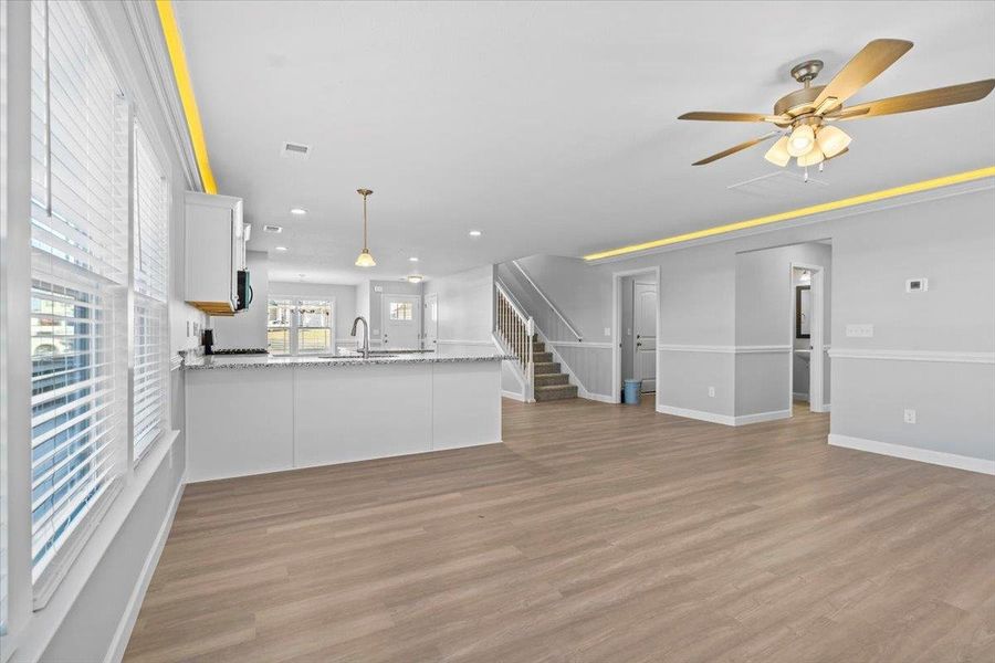 Spacious, unfurnished interior of a new home in Zanes Creek, Inman (Image 18).