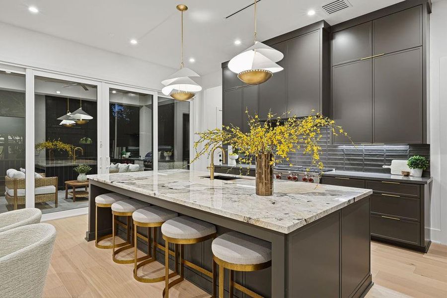 Furnished interior view inside a new home in , Houston (Image 17).