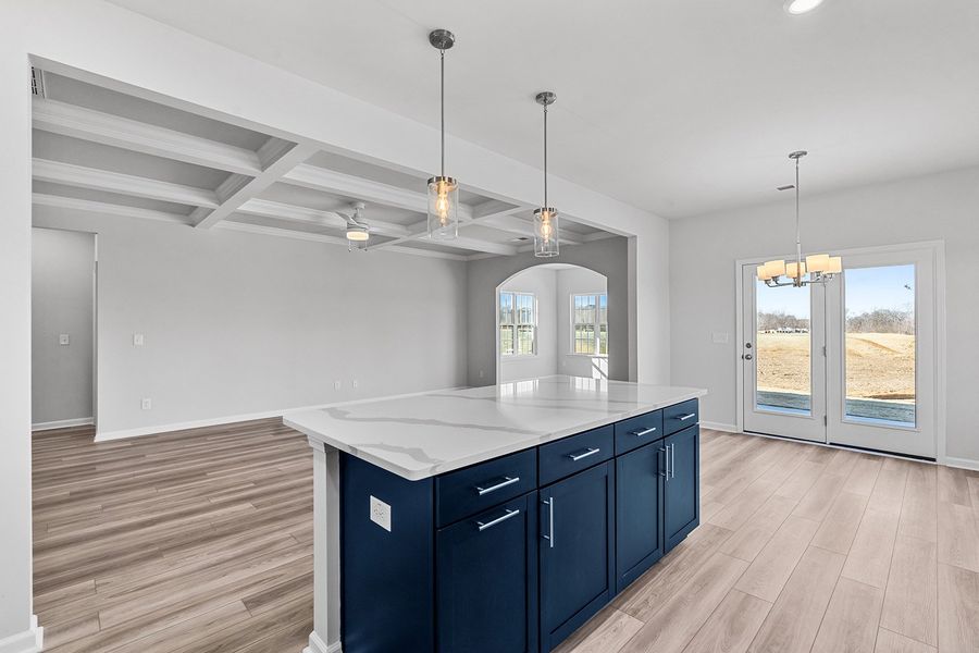 Furnished interior view inside a new home in Fieldstone, Lexington (Image 10).