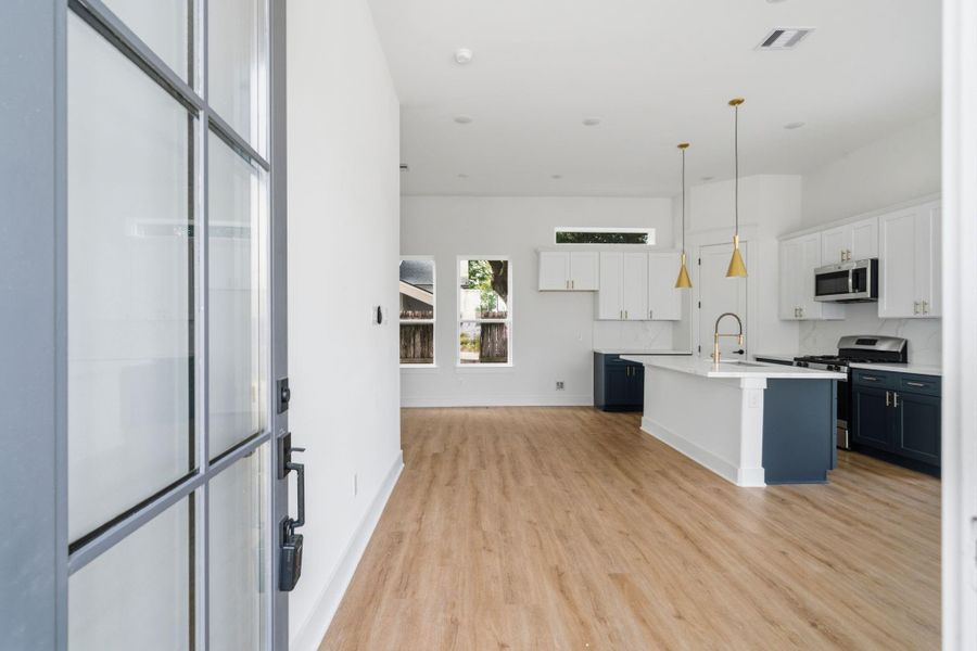 Furnished interior view inside a new home in , Houston (Image 8).
