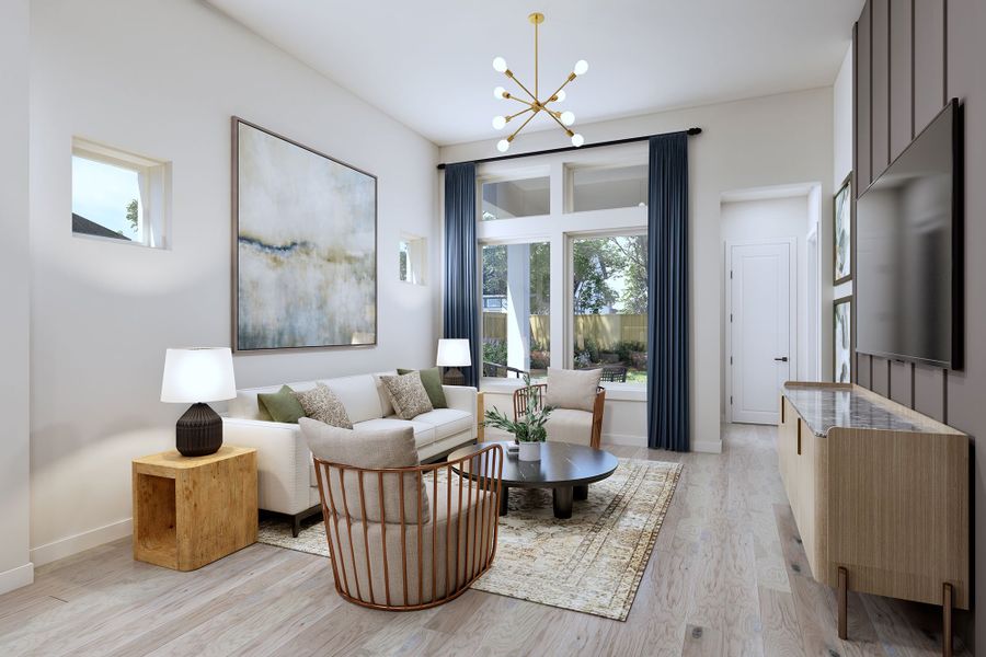 The Bastrop - Family Room