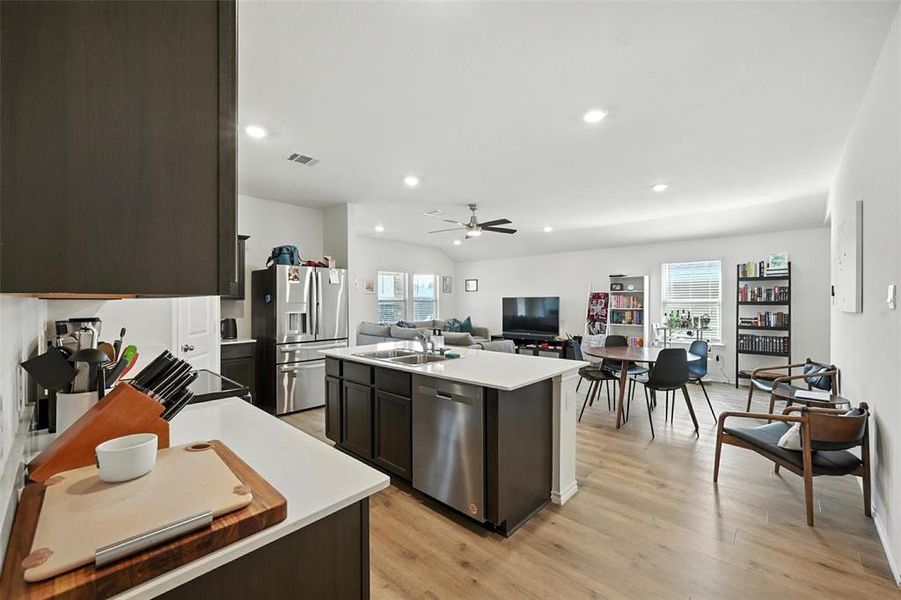 Furnished interior view inside a new home in , Sherman (Image 30).