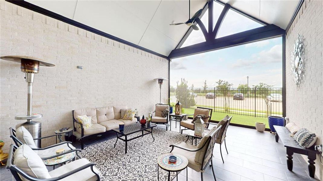 Exterior details and patio area of a home in , Wylie (Image 19).