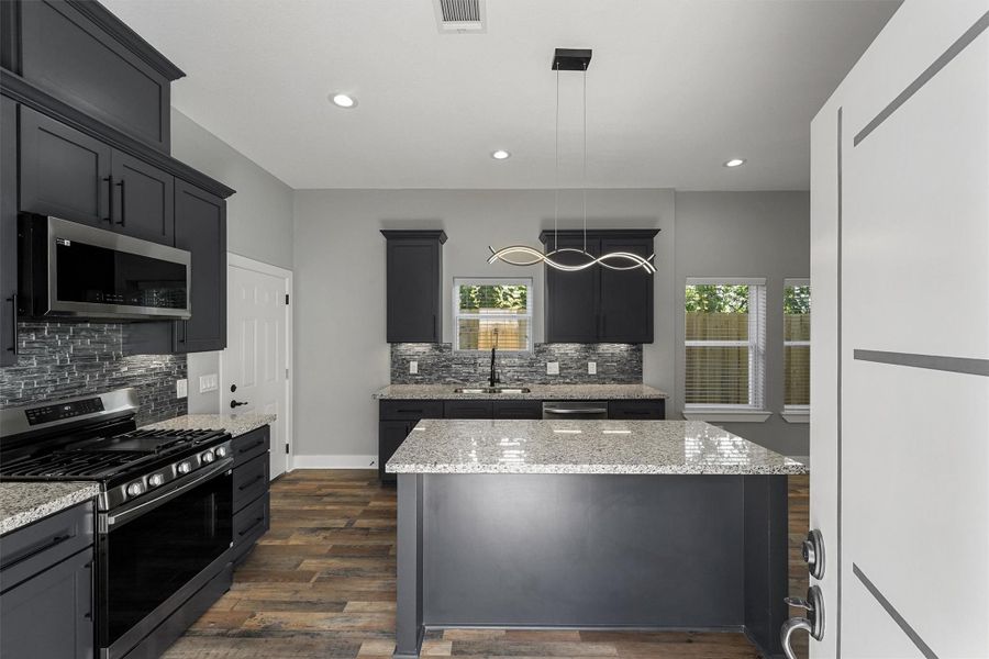 Furnished interior view inside a new home in , Houston (Image 9). Furnished interior view inside a new home in , Houston (Image 9).