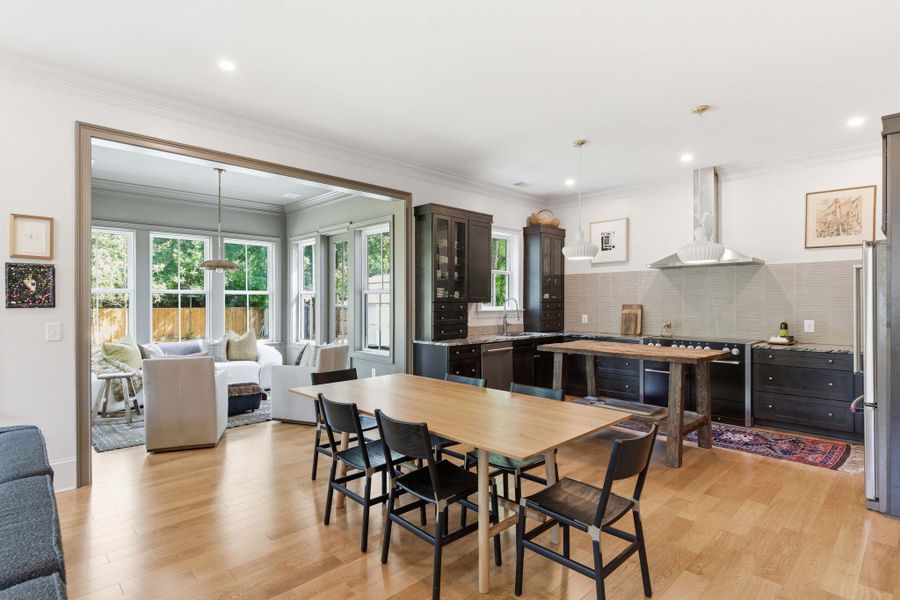 Furnished interior view inside a new home in , Charleston (Image 37).