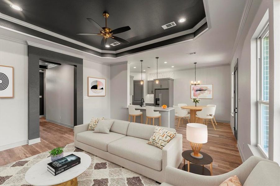 Furnished interior view inside a new home in , Trinidad (Image 15). Furnished interior view inside a new home in , Trinidad (Image 15).