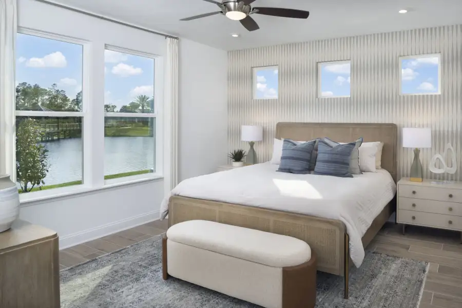 Furnished interior view inside a new home in RiverTown, St. Johns (Image 9).