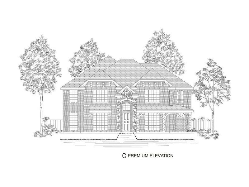 Representative rendering of the exterior for the Brookfield 2R by First Texas Homes (Image 7).