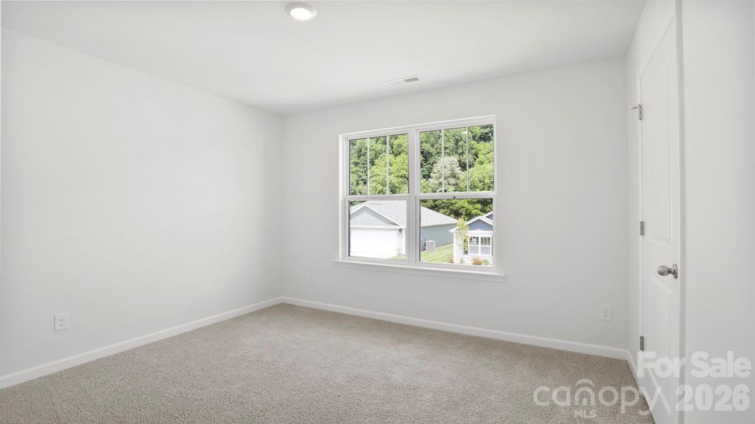 Spacious, unfurnished interior of a new home in Wildbrook Village, Waynesville (Image 25). Spacious, unfurnished interior of a new home in Wildbrook Village, Waynesville (Image 25).
