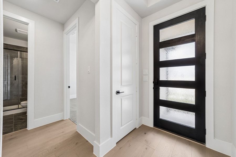 Representative unfurnished interior of a home built from the Kindrick by Landon Homes in Fields - East Village, Frisco (Image 19). Representative unfurnished interior of a home built from the Kindrick by Landon Homes in Fields - East Village, Frisco (Image 19).