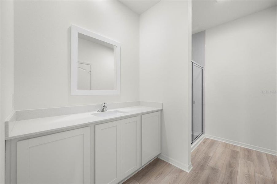 Furnished interior view inside a new home in Gum Lake Preserve, Lake Alfred (Image 10).