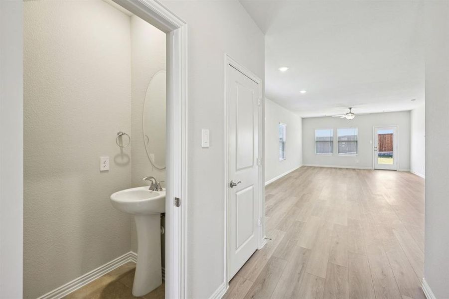 Photo is not of the actual home, but is an inspirational photo of builder’s model home and may depict options, furnishings, and/or decorator features that are not included.