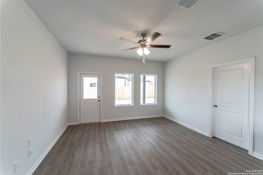 Spacious, unfurnished interior of a new home in Willow View, Converse (Image 7). Spacious, unfurnished interior of a new home in Willow View, Converse (Image 7).